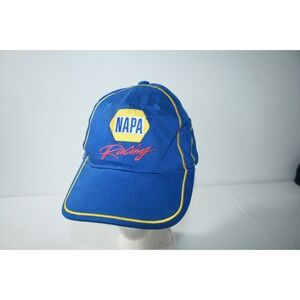 Nascar NAPA Racing Team Michael Waltrip #55 Toyota Hat Cap Blue Yellow MWR
